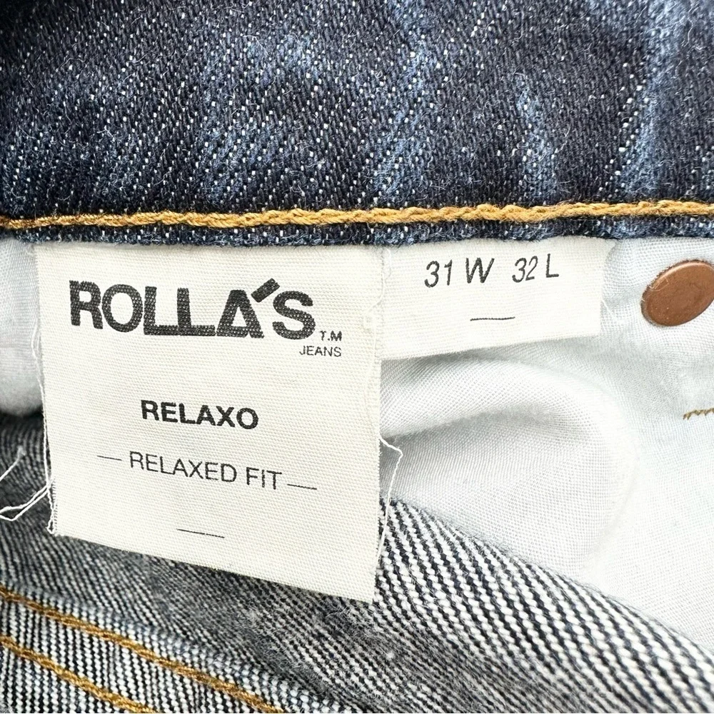 Rolla’s Relaxo Relaxed Fit Mens Denim Dark Wash Jeans